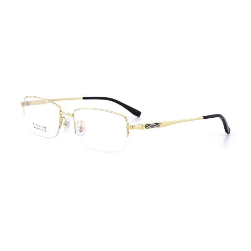 Hotochki Men's Titanium Memory Alloy Eyeglasses Lr7818