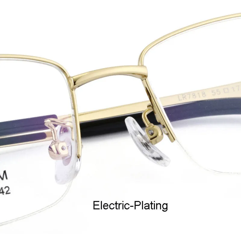 Hotochki Men's Titanium Memory Alloy Eyeglasses Lr7818