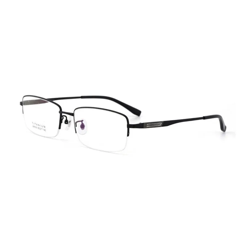 Hotochki Men's Titanium Memory Alloy Eyeglasses Lr7818