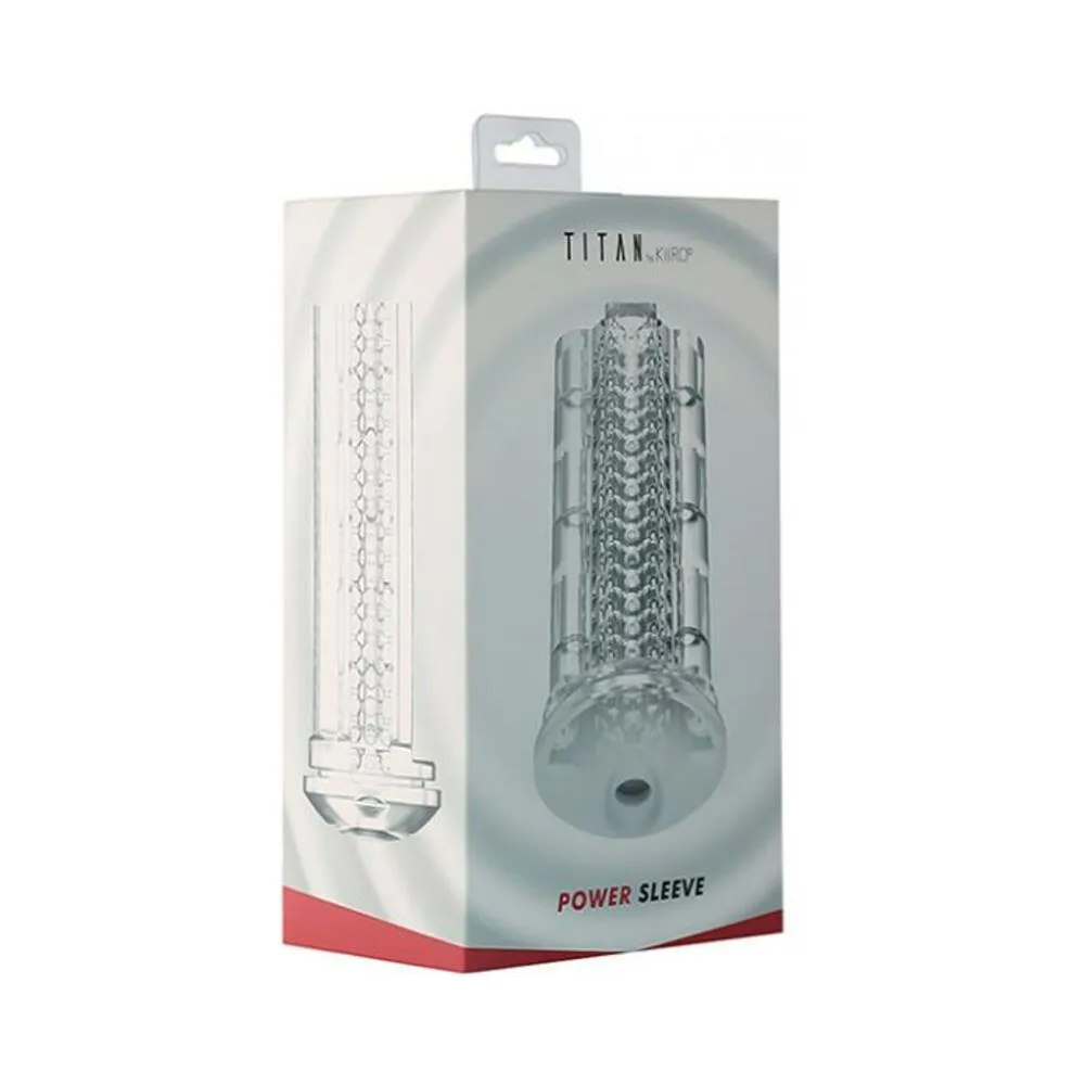 Kiiroo Power Sleeve For Titan Clear