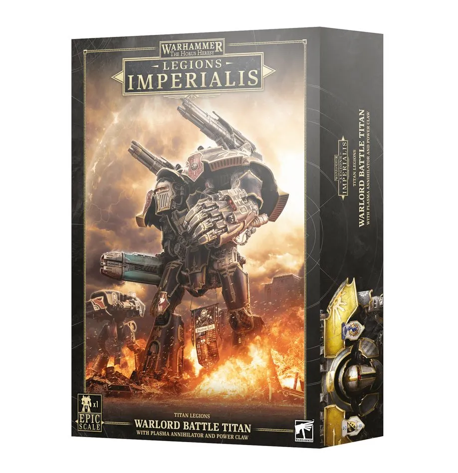 Legions Imperialis: Knights and Titans: Warlord Battle Titan with Power Claw and Plasma Annihilator