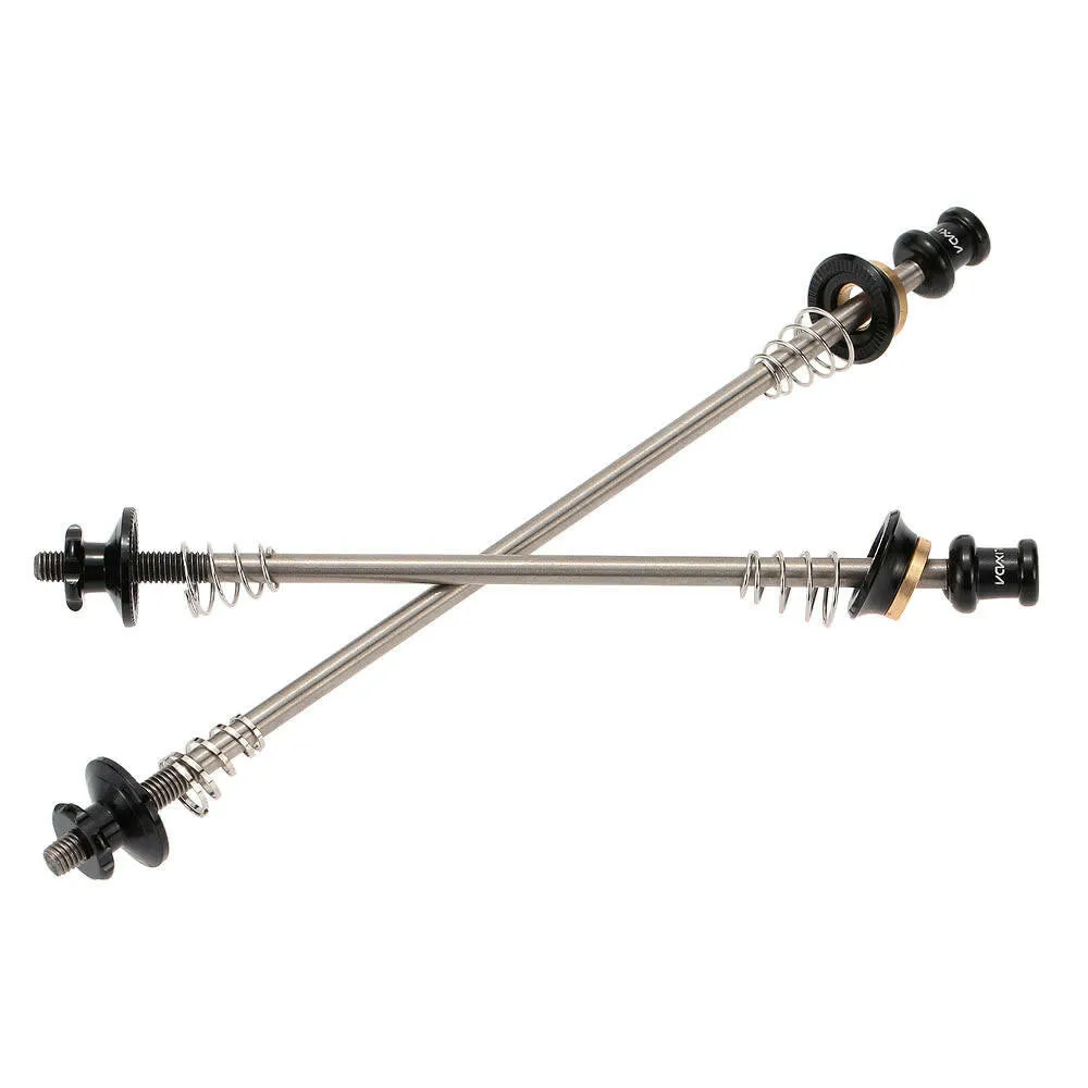 Lixada 2Pcs Ultralight Bicycle Skewers Quick Release Titanium Axle QR Skewer