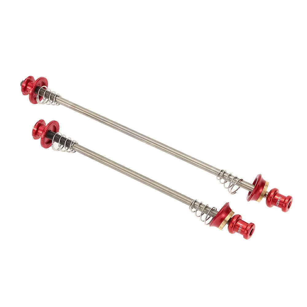 Lixada 2Pcs Ultralight Bicycle Skewers Quick Release Titanium Axle QR Skewer