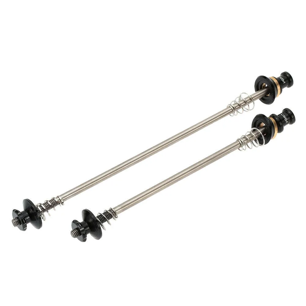 Lixada 2Pcs Ultralight Bicycle Skewers Quick Release Titanium Axle QR Skewer