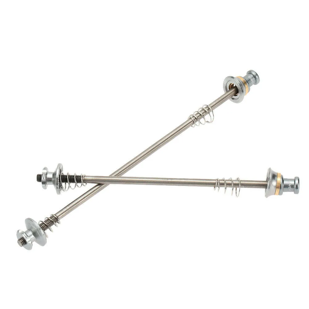 Lixada 2Pcs Ultralight Bicycle Skewers Quick Release Titanium Axle QR Skewer