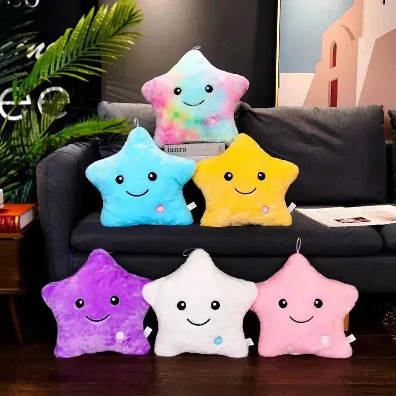 Luminous Glowing Star Pillow