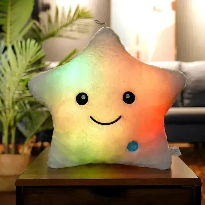 Luminous Glowing Star Pillow