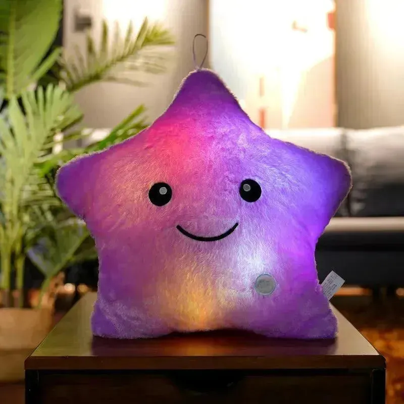 Luminous Glowing Star Pillow