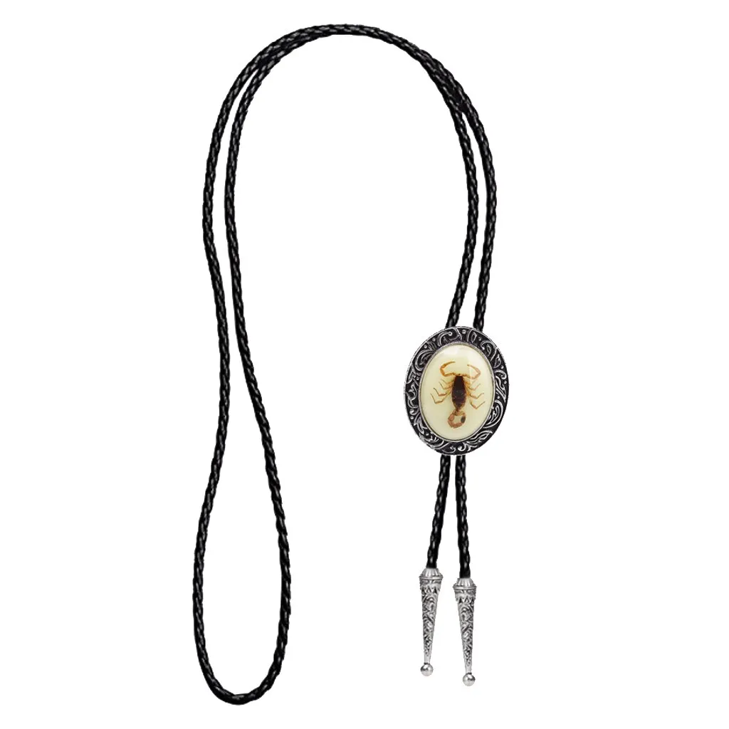 Luminous Scorpion Bolo Tie