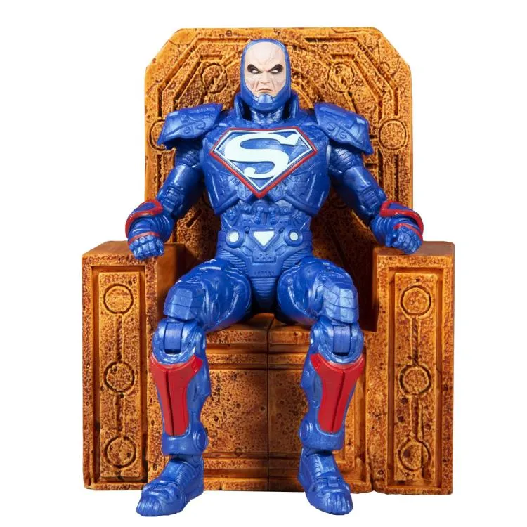 McFarlane Toys DC Lex Luthor in Blue Power Suit and Throne