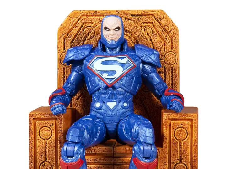 McFarlane Toys DC Lex Luthor in Blue Power Suit and Throne