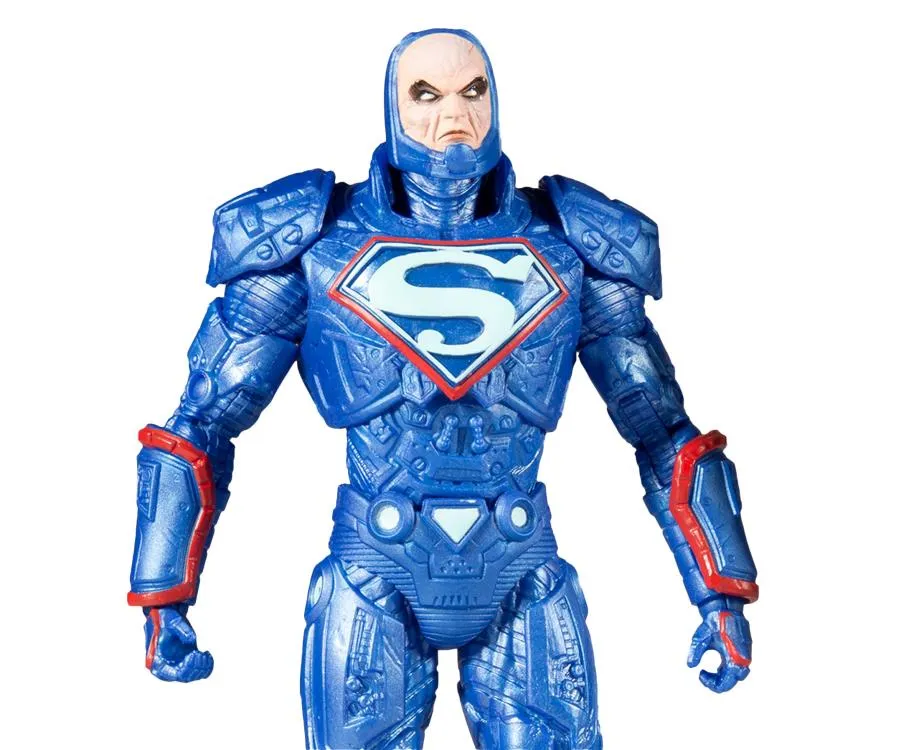 McFarlane Toys DC Lex Luthor in Blue Power Suit and Throne