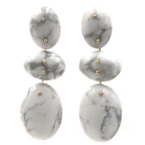 Mobile Earrings Howlite