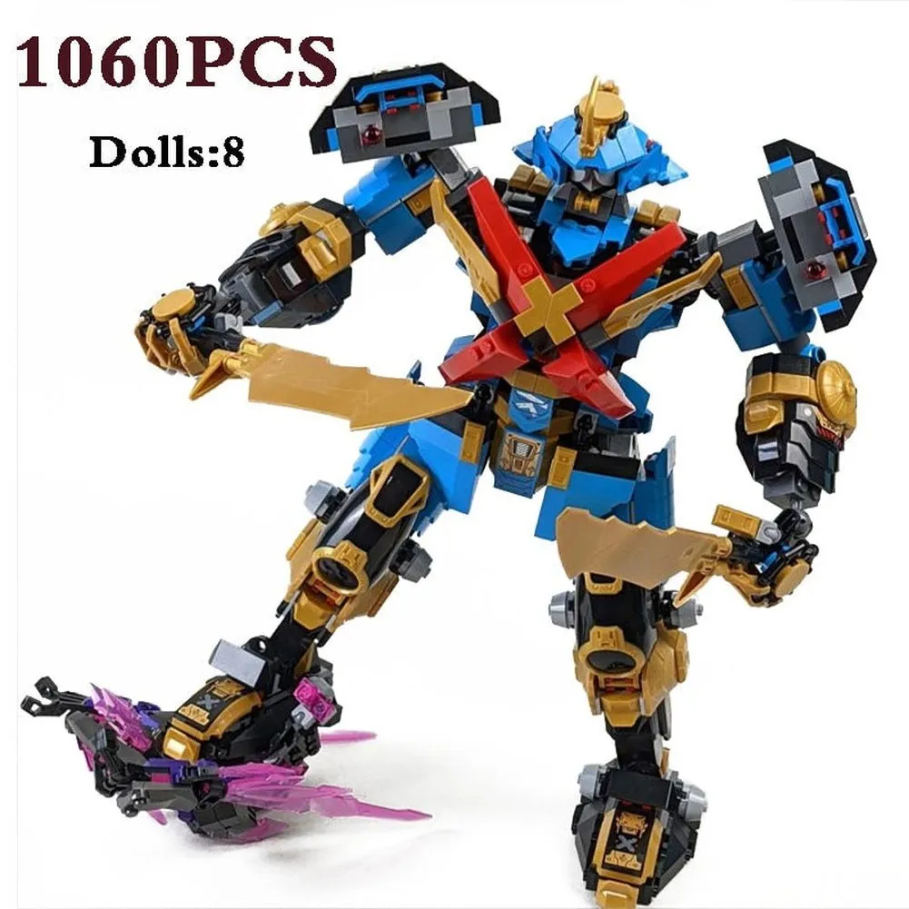 MOC NON  Classic Movie Series Hot Selling Mystery Samurai X Mecha Model MOC Modular and Mecha Action Character   Toy 71775