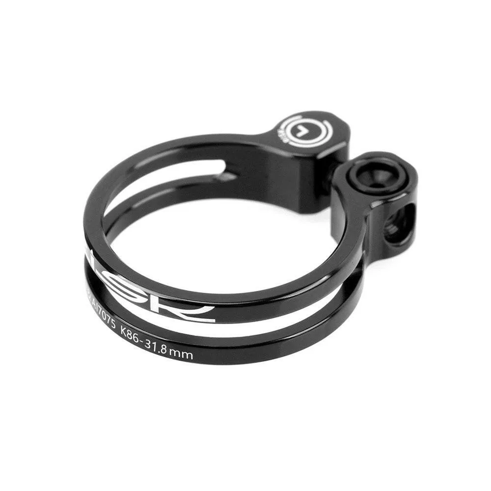 MTB Mountain Road Bicycle Seatpost Seat Tube Clamp Clip with Titanium Bolt