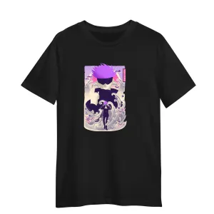 Musha Satoru Jujutsu Kaisen Anime Gojo Satoru Graphic Art Adult Unisex T-shirt