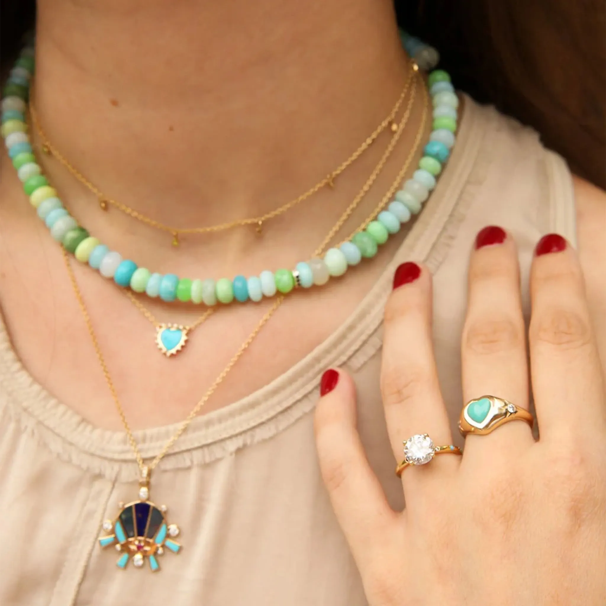 Ocean Candy Gem Necklace