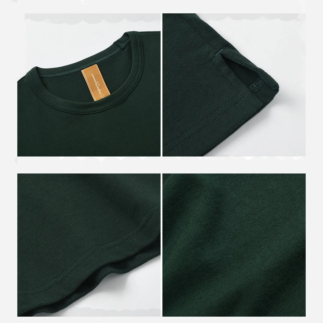 OG DOUBLE RIB OVERSIZED TEE - DARK GREEN