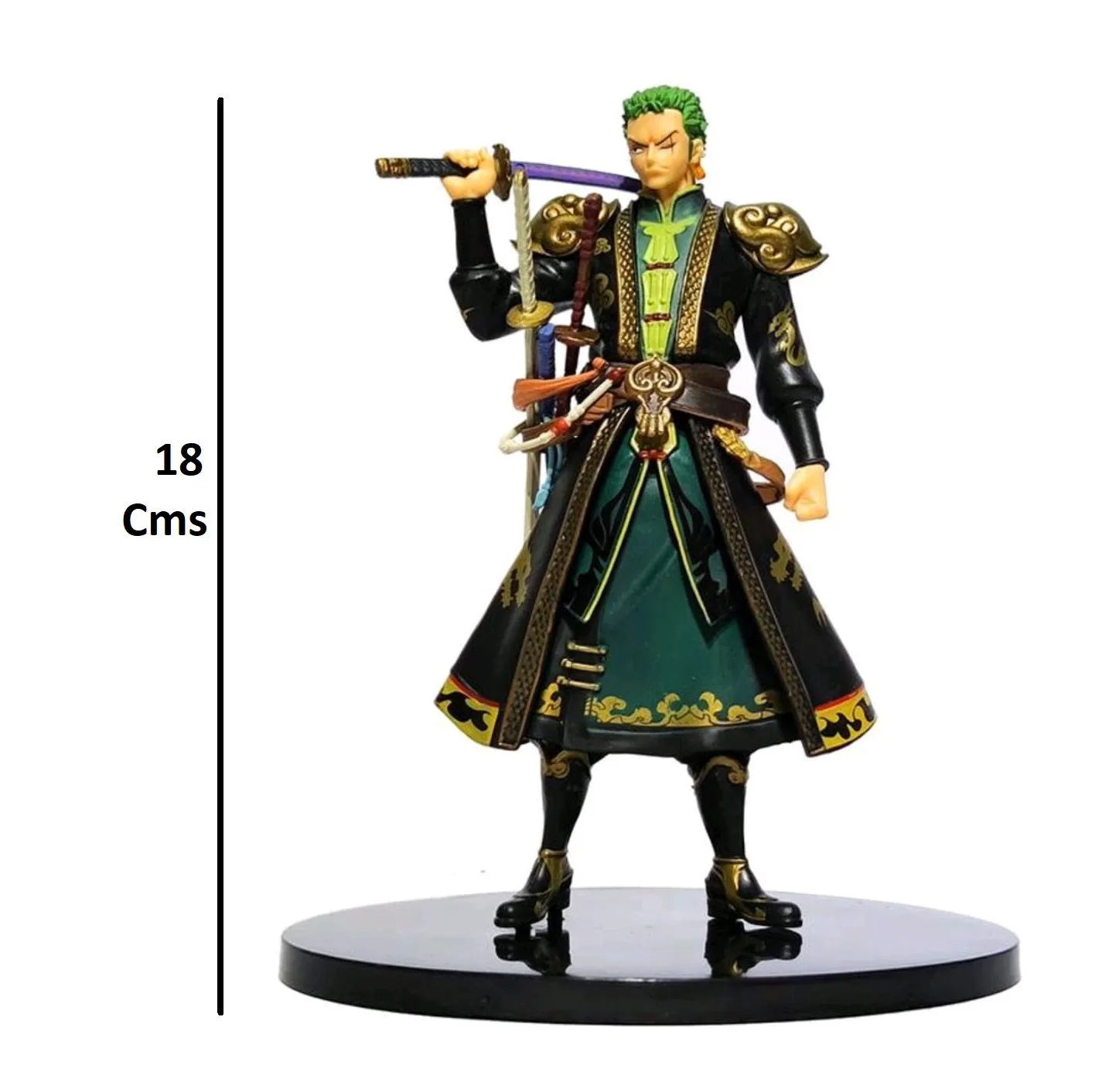 One Piece | Roronoa Zoro Samurai Special Anime Action Figure | 18 Cm |