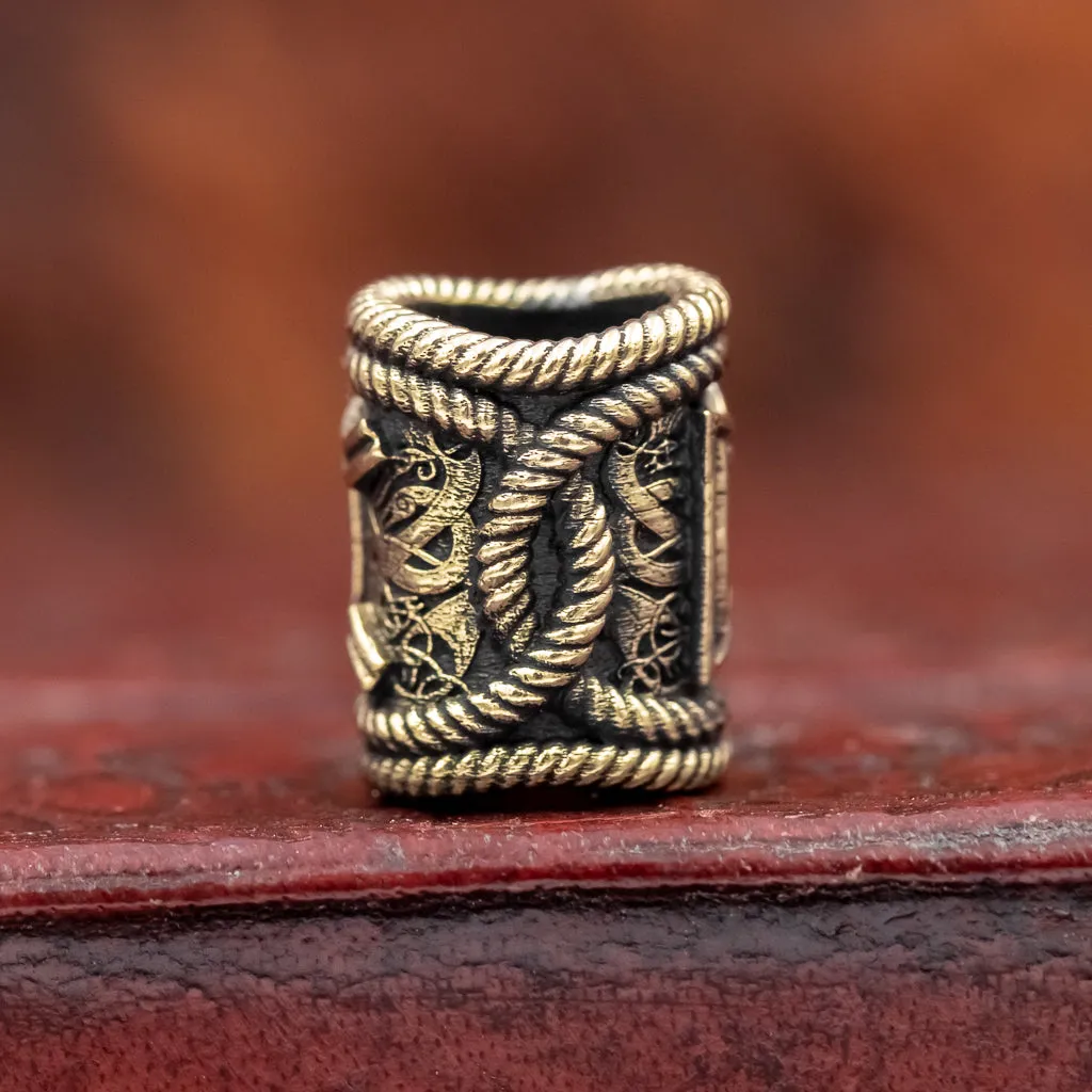 Perthro Rune Hair Bead