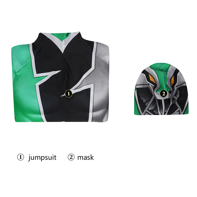 Power Rangers Green Costume Kishiryu Sentai Ryusoulger Ryusoul Green Cosplay Super Sentai Strongest Battle