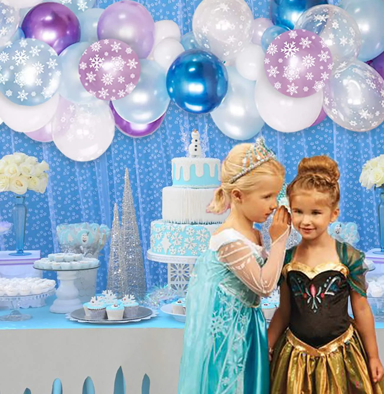 Princess Elsa Frozen Snowflake Theme Party - (RA26)