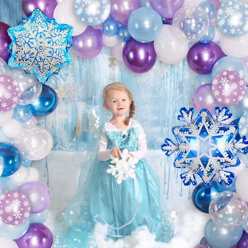 Princess Elsa Frozen Snowflake Theme Party - (RA26)