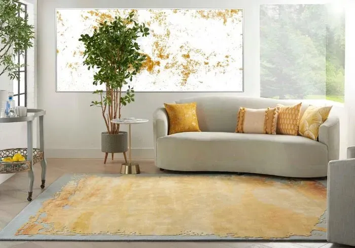 Prismatic PRS19 Grey/Gold Rug