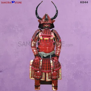 (Ready-To-Ship) K044 Red Suigyu Samurai Armor