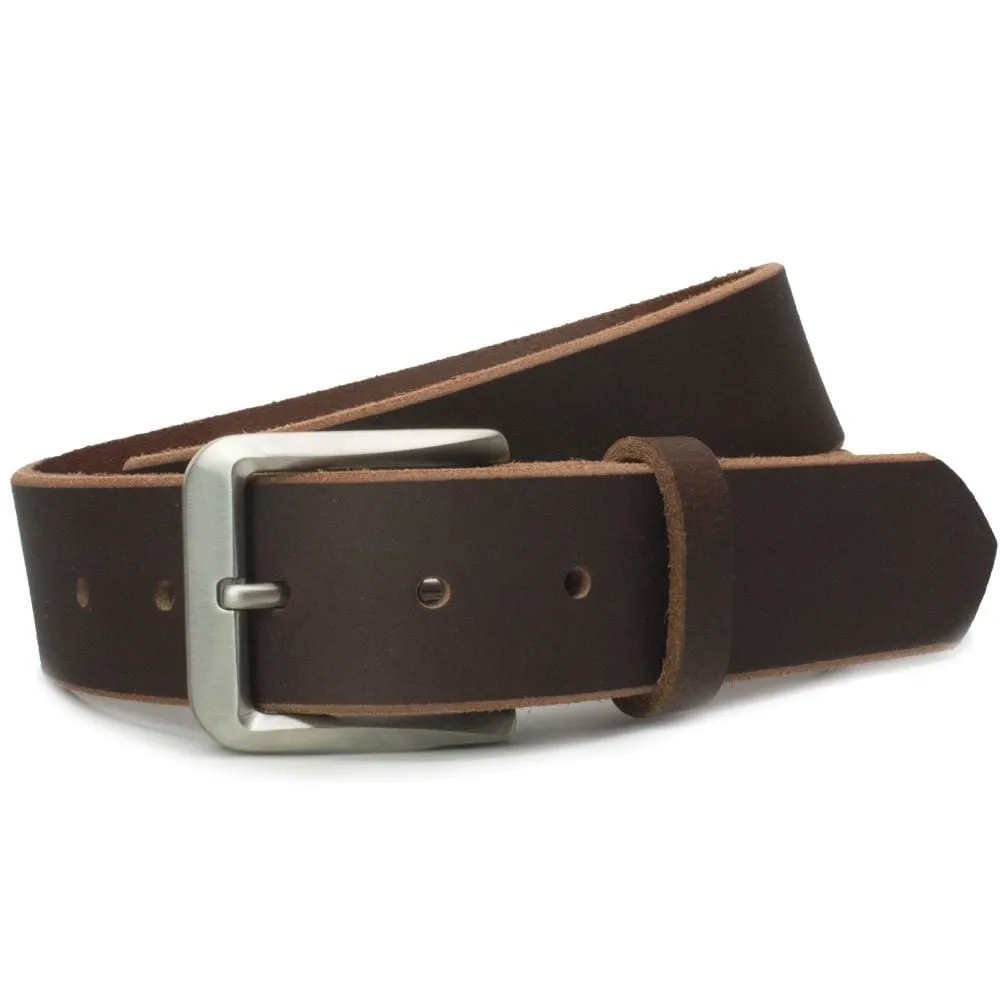 Roan Mountain Titanium Leather Belt by Nickel Smart®