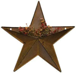 Rust/Black Pocket Star, 12"