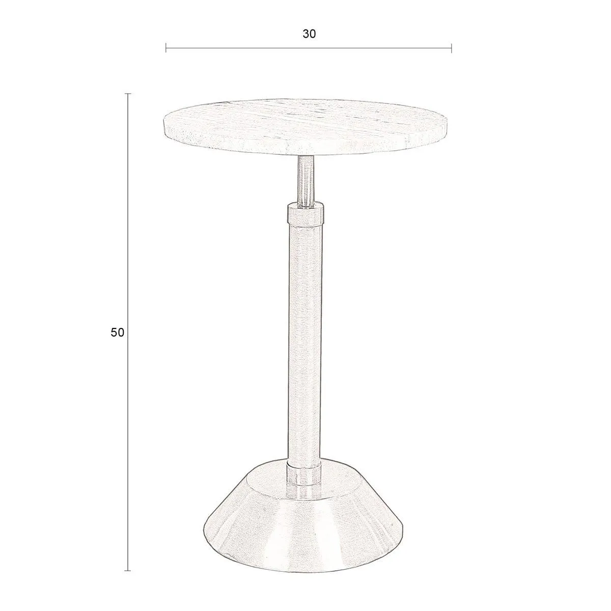 Sana Marble Side Table