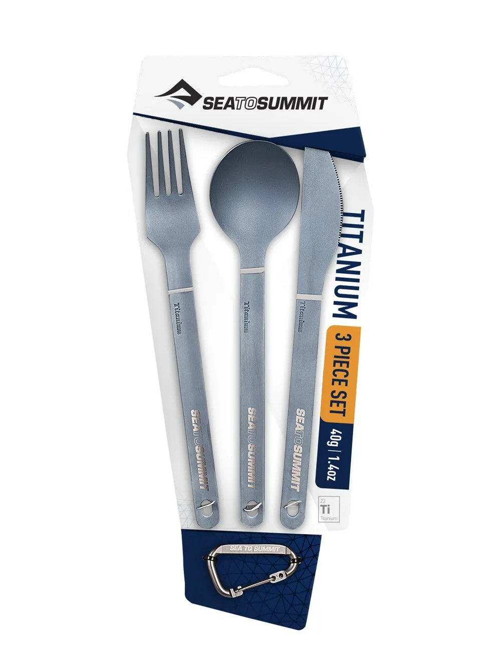 Sea To Summit Titanium Cutlery Set 3pce