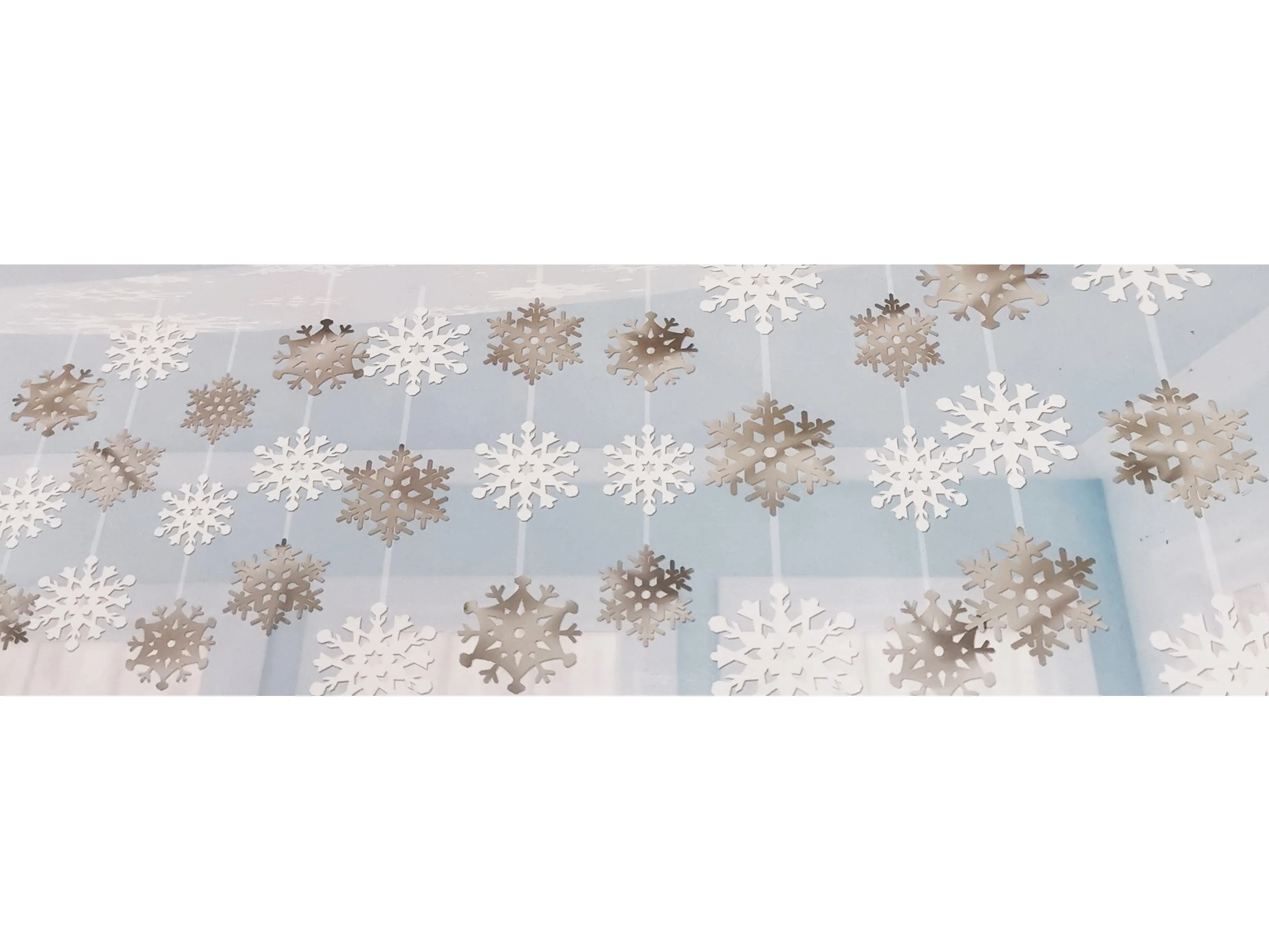 Snowflake Ceiling Decoration - 3.04m