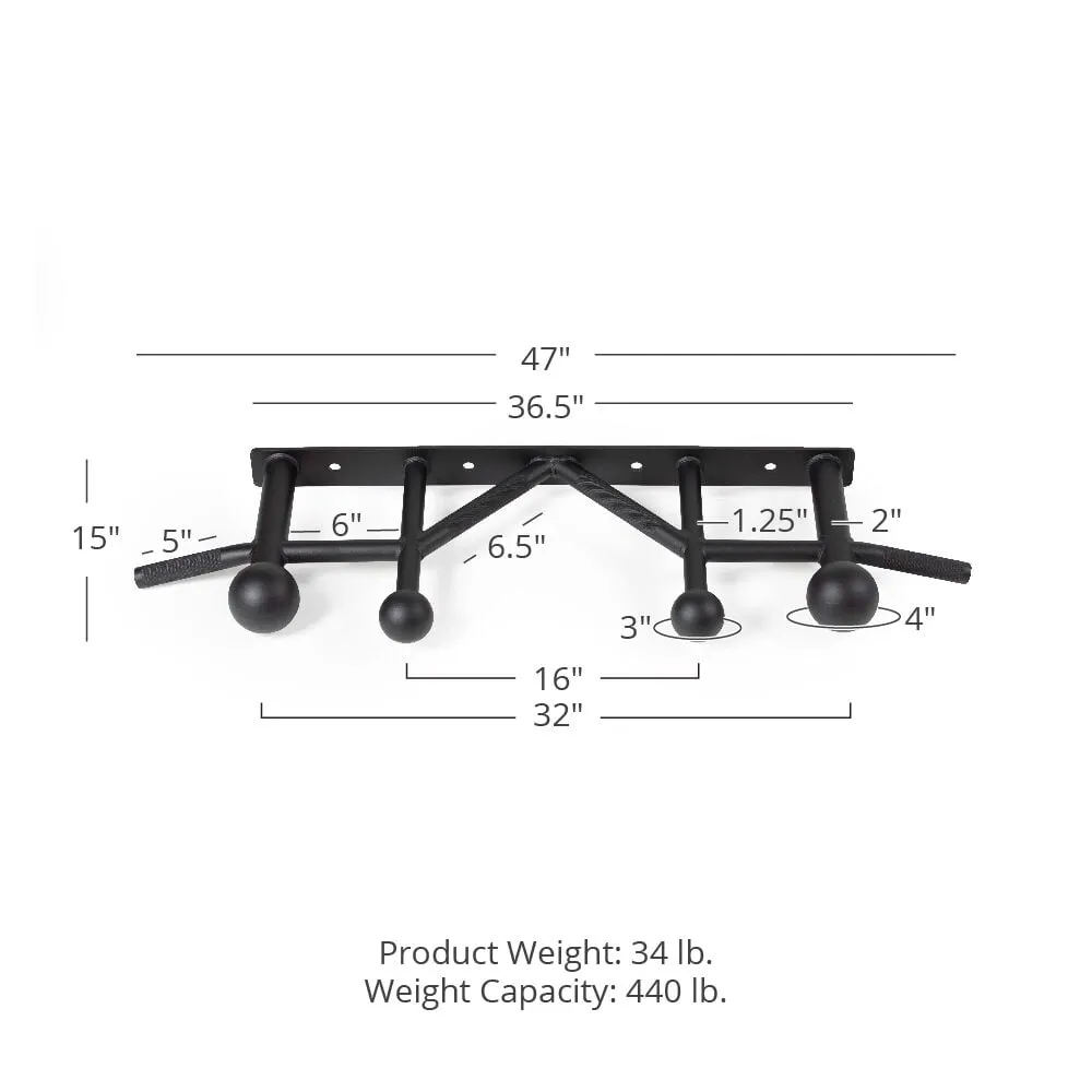 Sphere Grip Pull-Up Bar for T-3, X-3, TITAN Series Racks