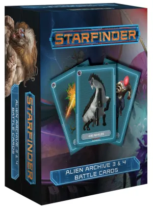 Starfinder Alien Archive 3 & 4 Battle Cards