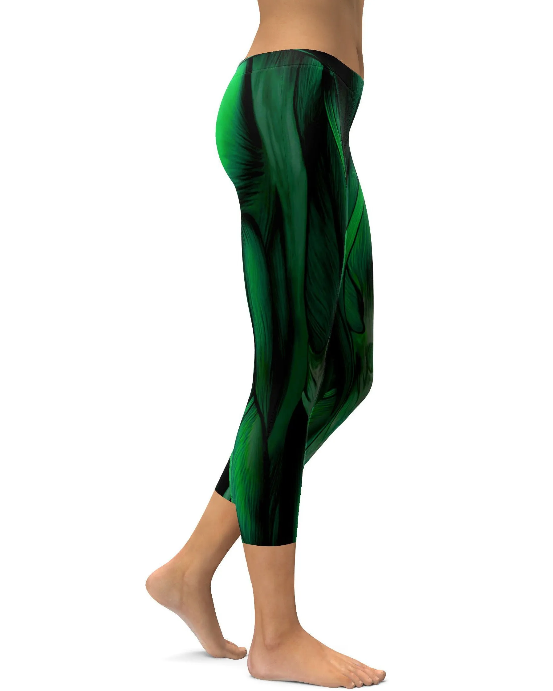 Superhero Green Muscles Capris