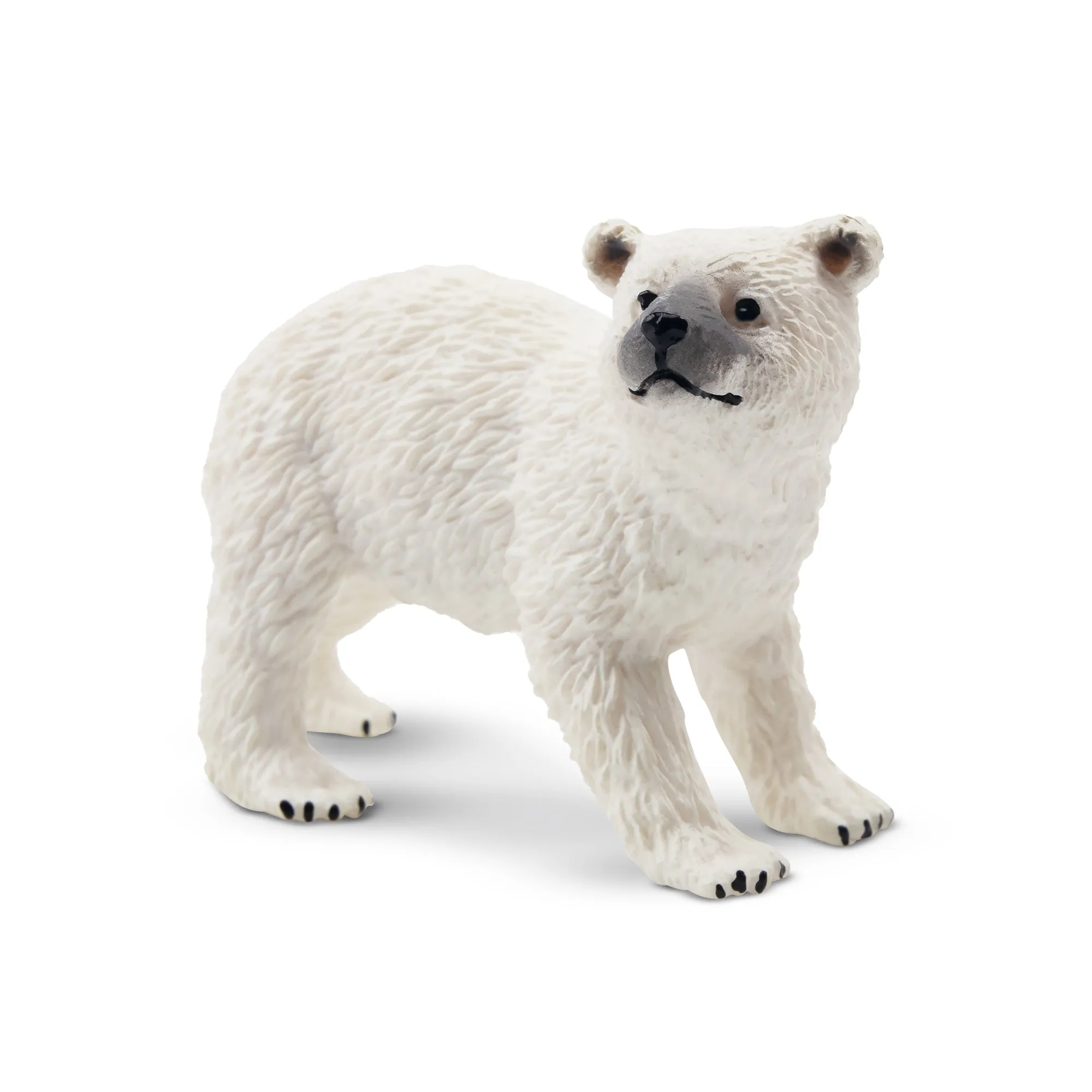 Toymany Head-Turned Polar Bear Cub Figurine