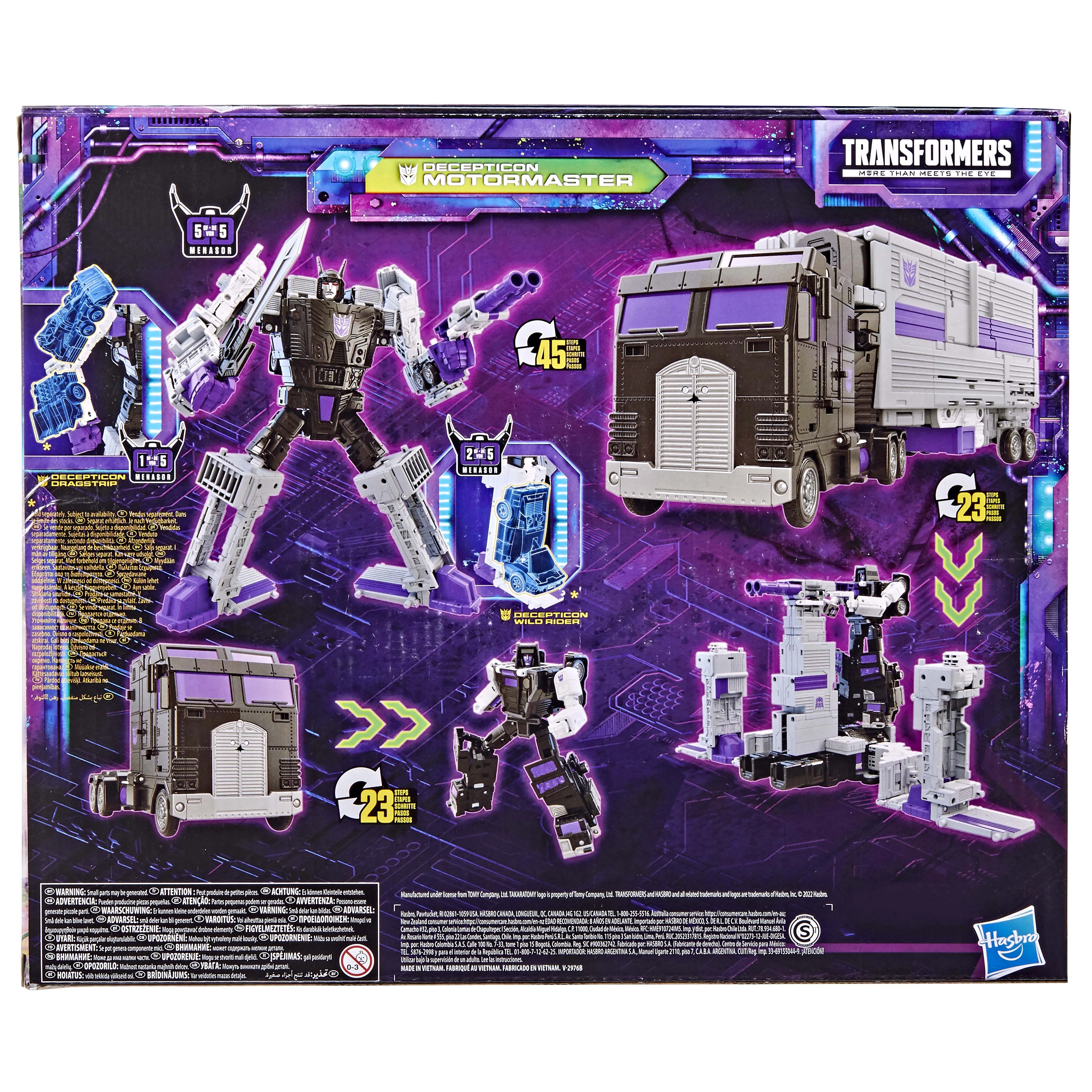 Transformers Generations Legacy Series Commander Class Figure Decepticon Motormaster