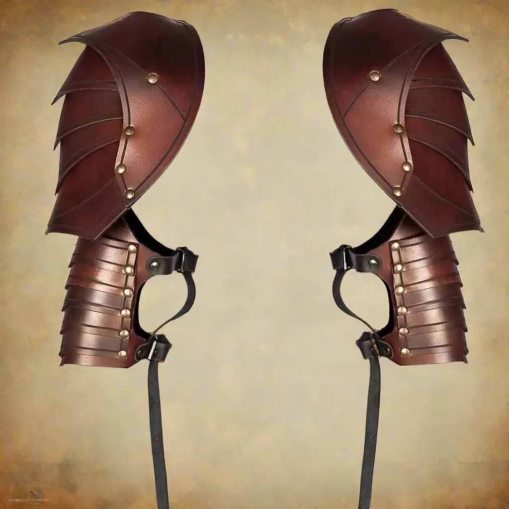 Viking Knight Shoulder Armor Steampunk Gothic